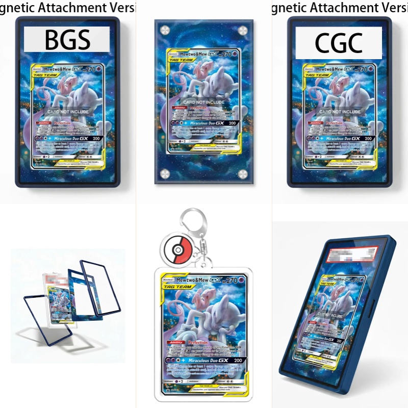 Display Case Acrylic - Art Display for Pokemon TCG Mewtwo