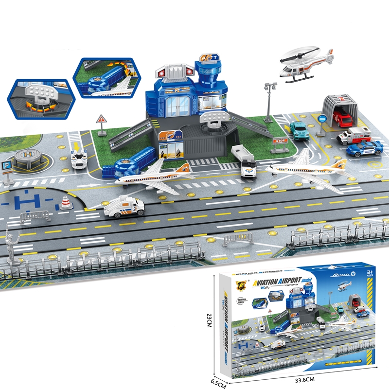 Children's Airport Scene Toy S - đánh giá và giá Model Airplane Plastic
