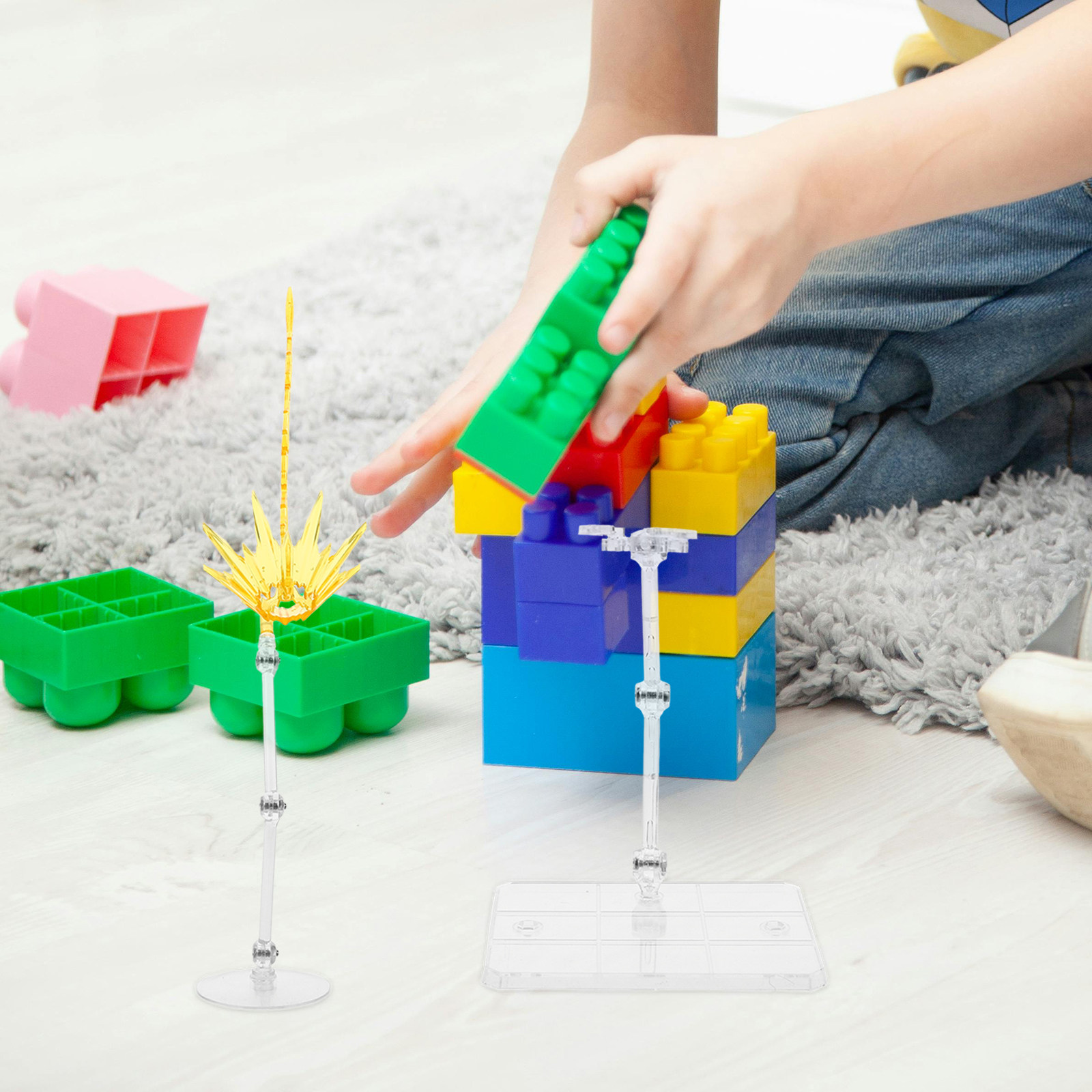 2Pcs Effect Display Bases Adju - đánh giá và giá Action Figure Stand