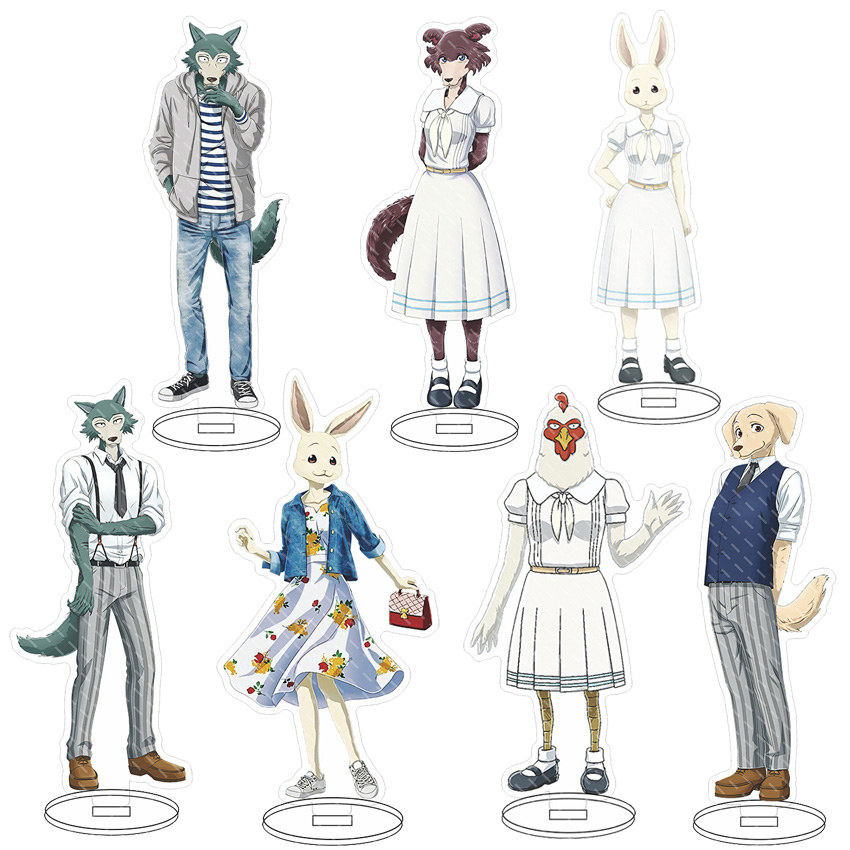 16CM Anime BEASTARS Legoshi Lo - đánh giá và giá Figma Stand Set