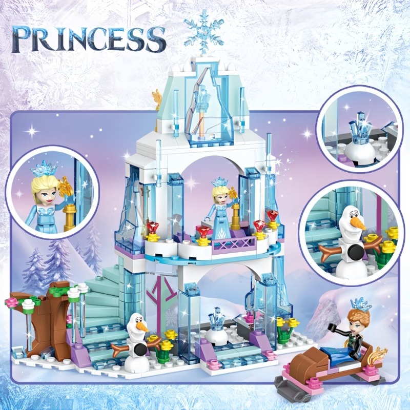 Elsa Ice Castle Building Block - đánh giá và giá Lego Set Technic