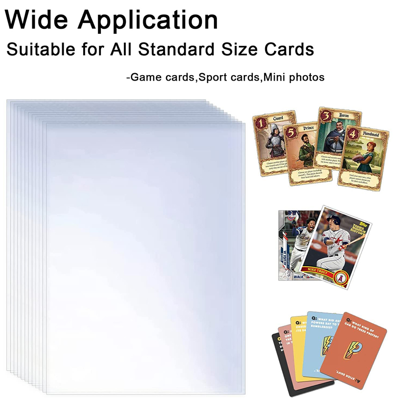 100-600pcs Card Sleeves Hard S - đánh giá và giá Card Penny Sleeve